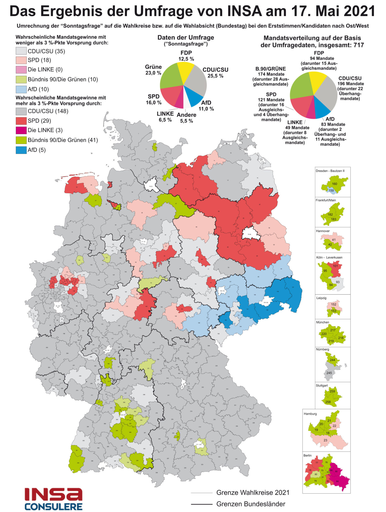 Archiv Wahlkreiskarte - INSA-CONSULERE